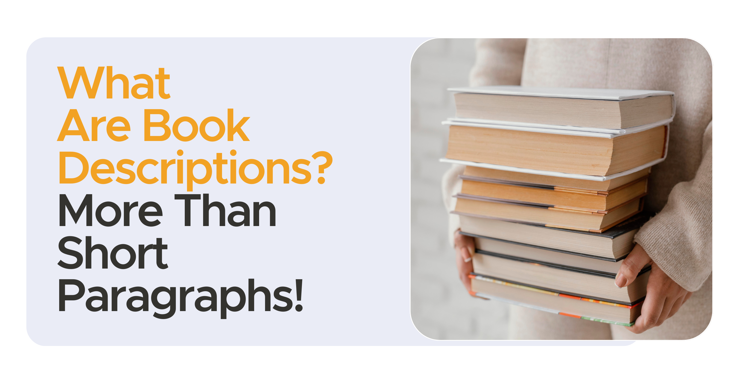 Book description examples - Book description samples - What is a book description